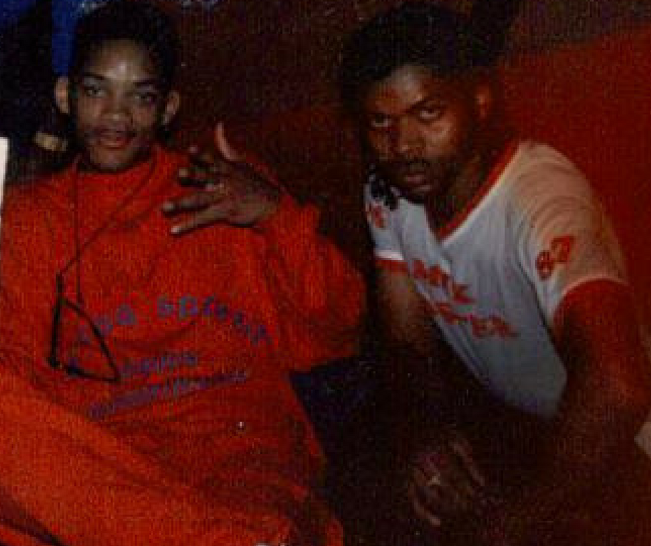 Will Smith e DJ Spanish Fly, em 198. Crédito: https://djspanishfly.com/photos